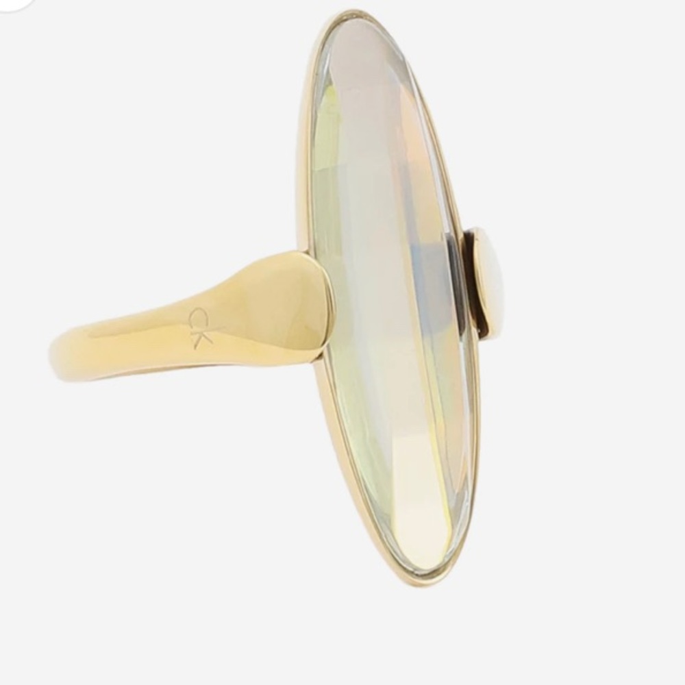 🆕🔥 SIZE 8 Calvin Klein Women's Continuity Slim Oval Ring